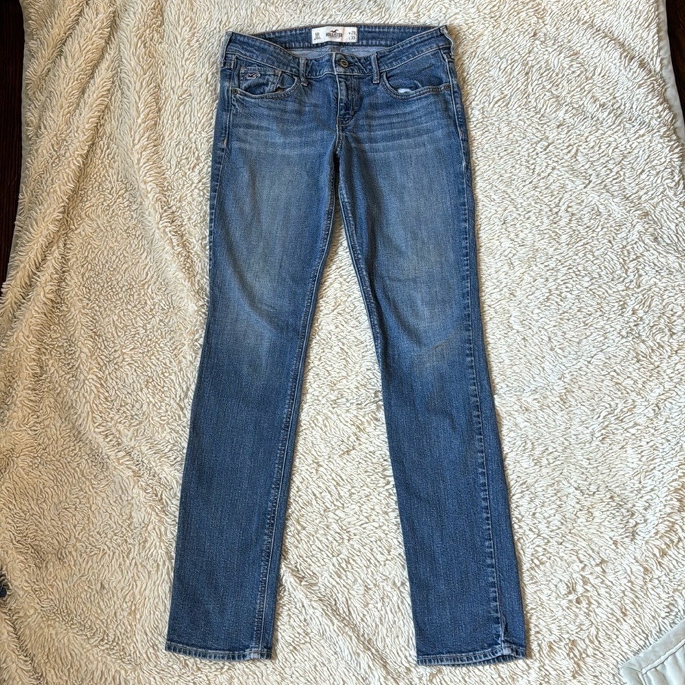 Hollister Skinny Jeans Blue Denim Women’s size 9R W29 L 33 skinny